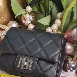 Badgley Mischka Vegan Leather Clutch